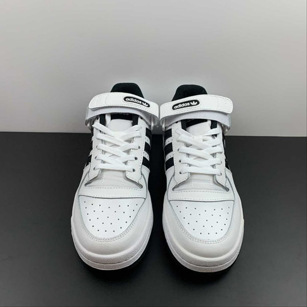 adidas Forum Low White Core Black Mens Sneakers - Picture 6 of 15